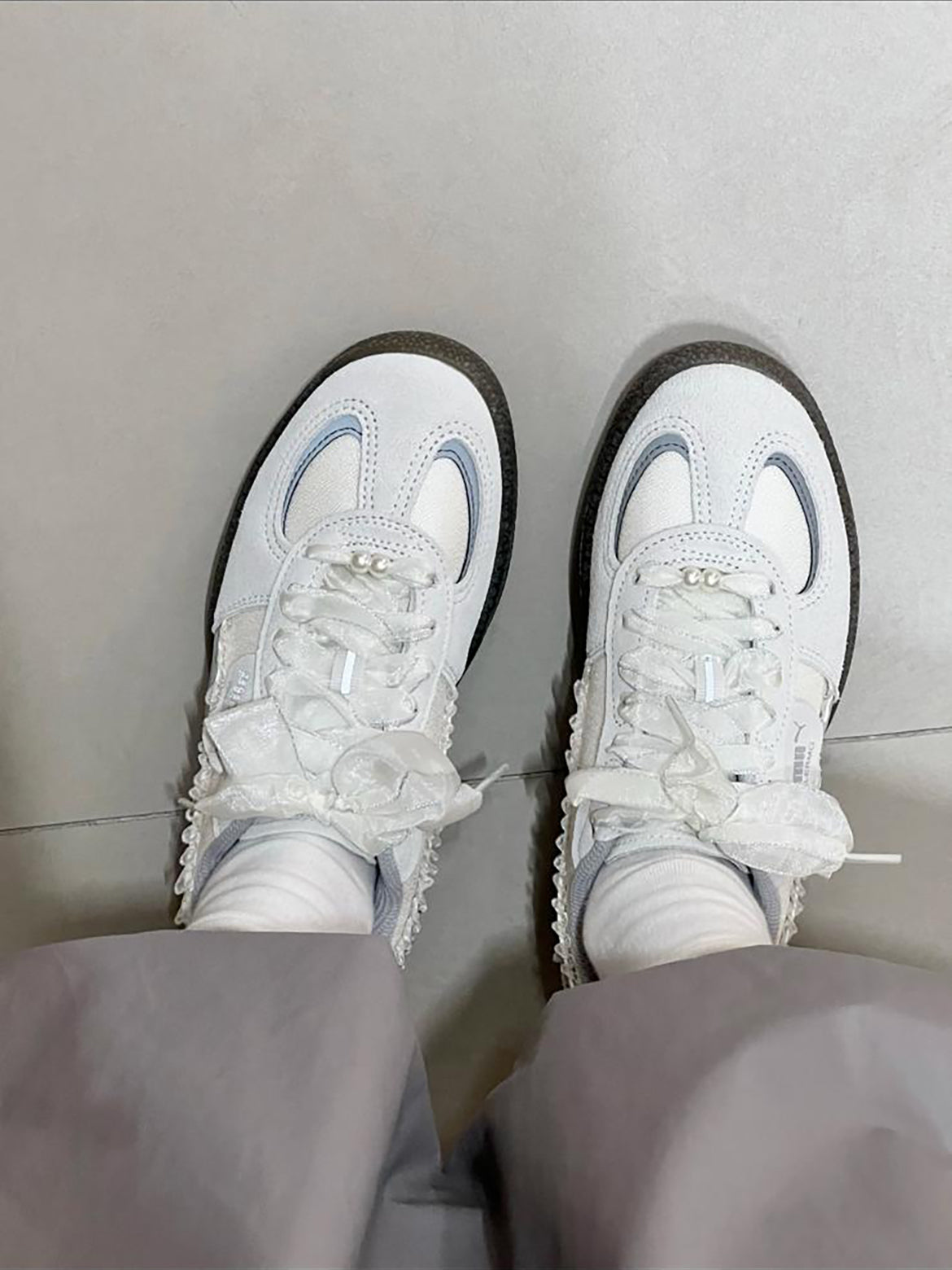 PUMA PALERMO | LACE GREY