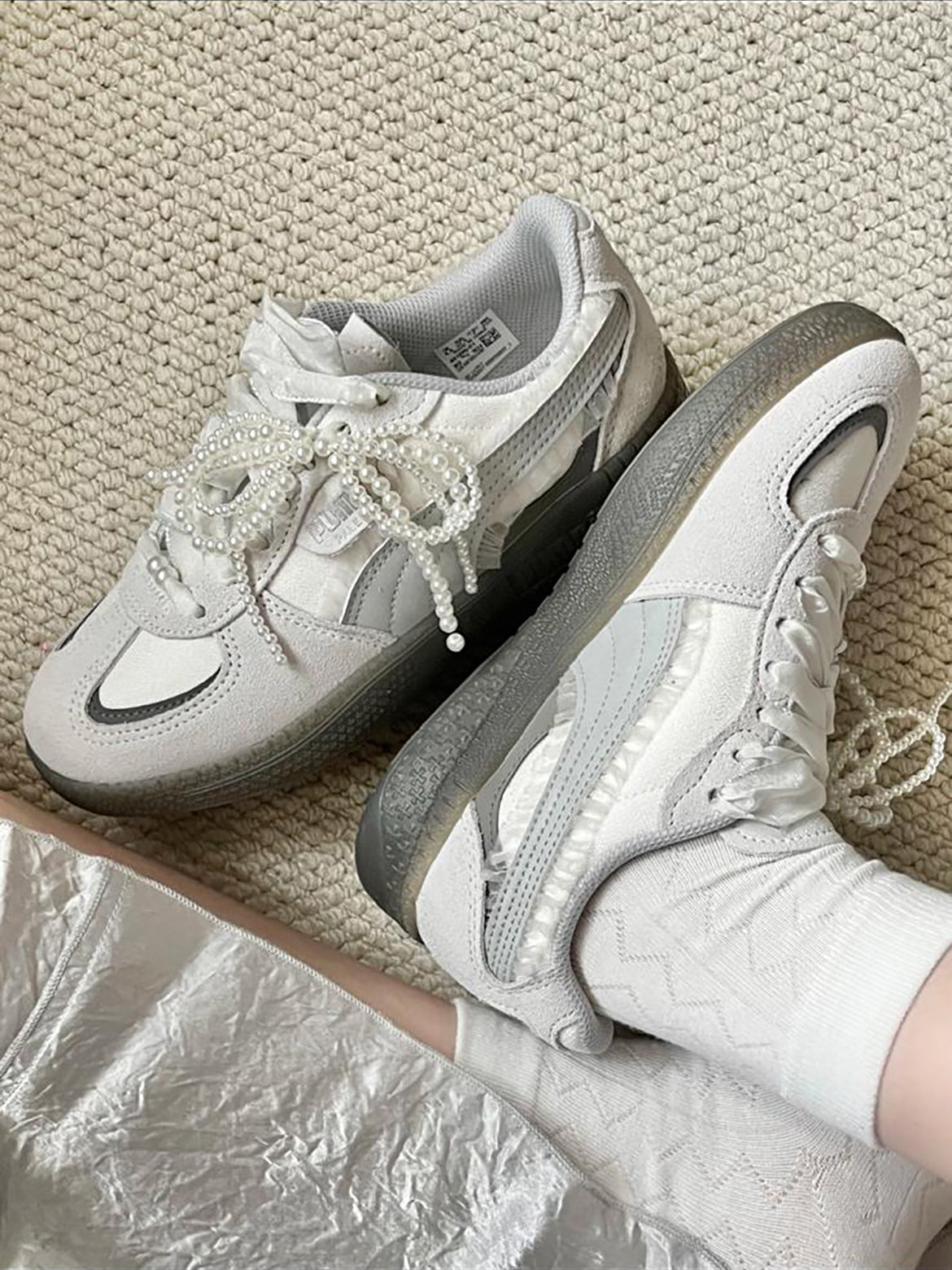 PUMA PALERMO | LACE GREY