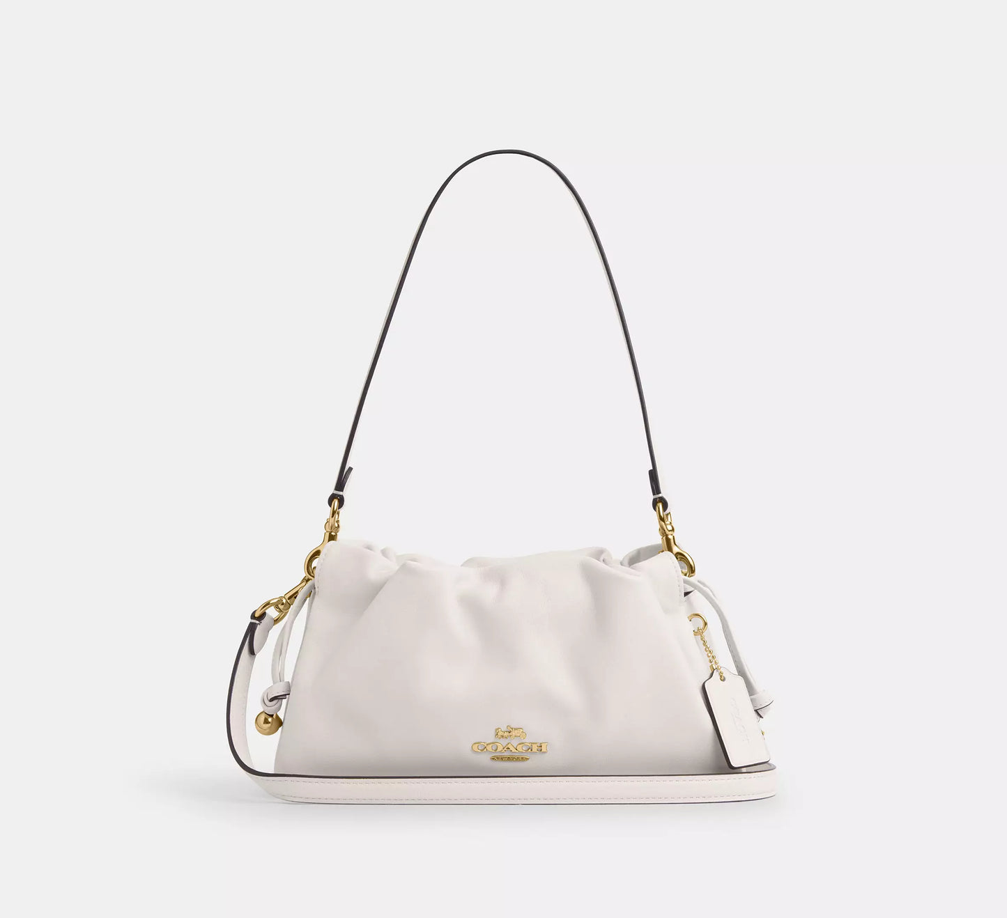 COACH 3WAY PLEATS SHOULDER BAG | 5 COLORS