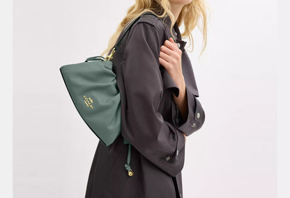 COACH 3WAY PLEATS SHOULDER BAG | 5 COLORS