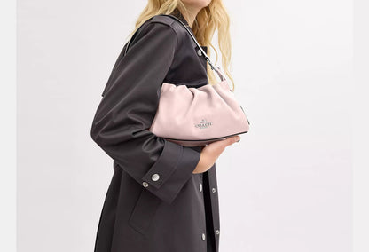 COACH 3WAY PLEATS SHOULDER BAG | 5 COLORS