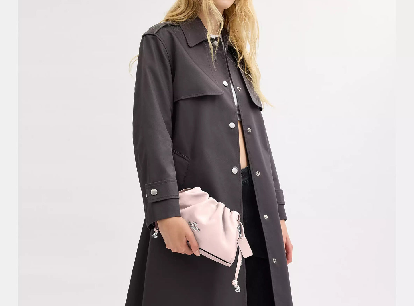 COACH 3WAY PLEATS SHOULDER BAG | 5 COLORS
