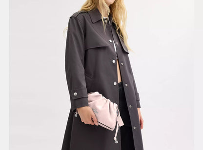 COACH 3WAY PLEATS SHOULDER BAG | 5 COLORS