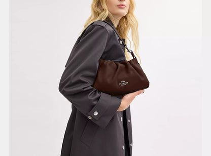COACH 3WAY PLEATS SHOULDER BAG | 5 COLORS