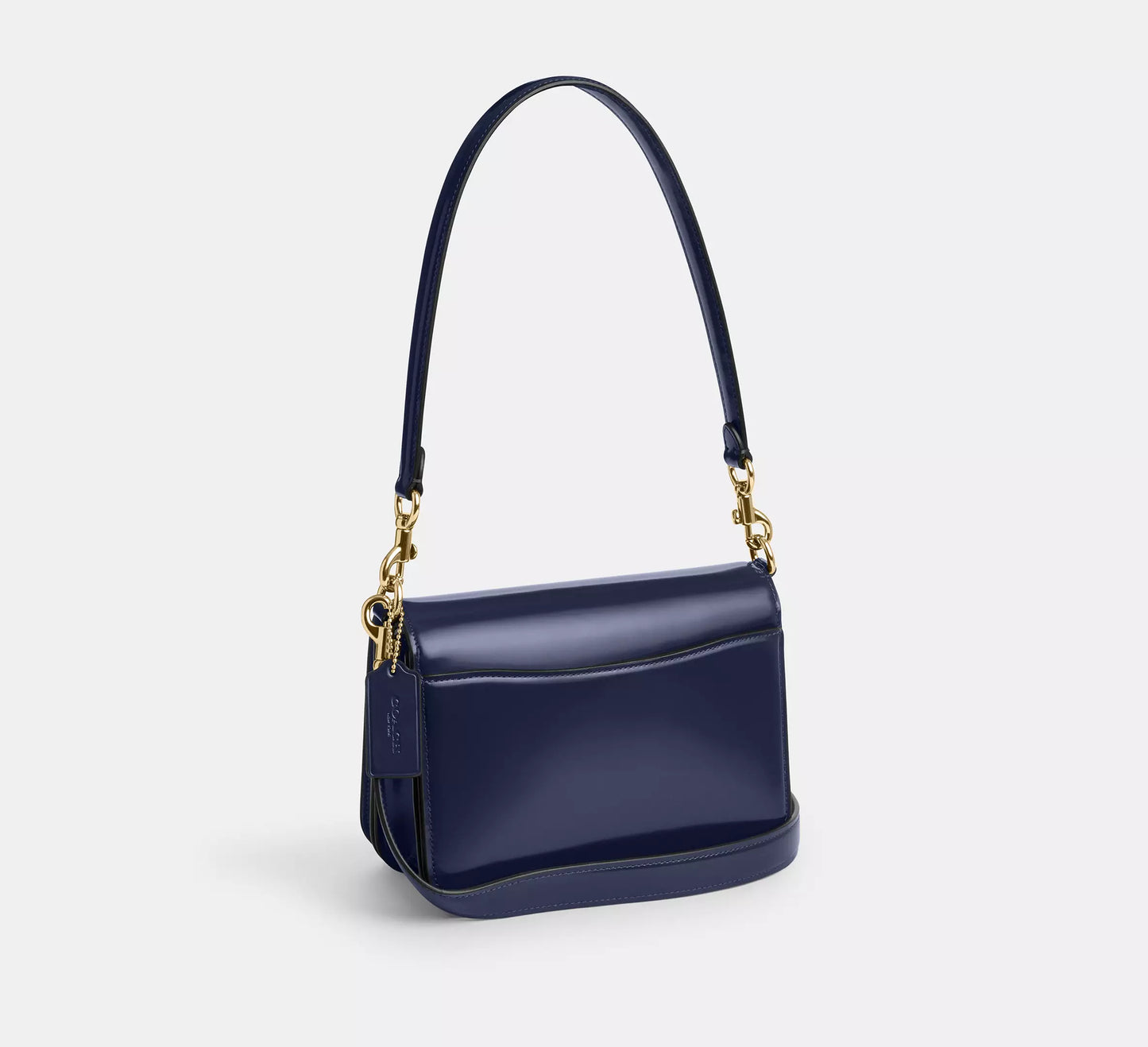 COACH 2WAY LEATHER SHOULDER BAG | 3 COLORS