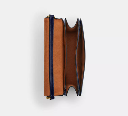 COACH 2WAY LEATHER SHOULDER BAG | 3 COLORS