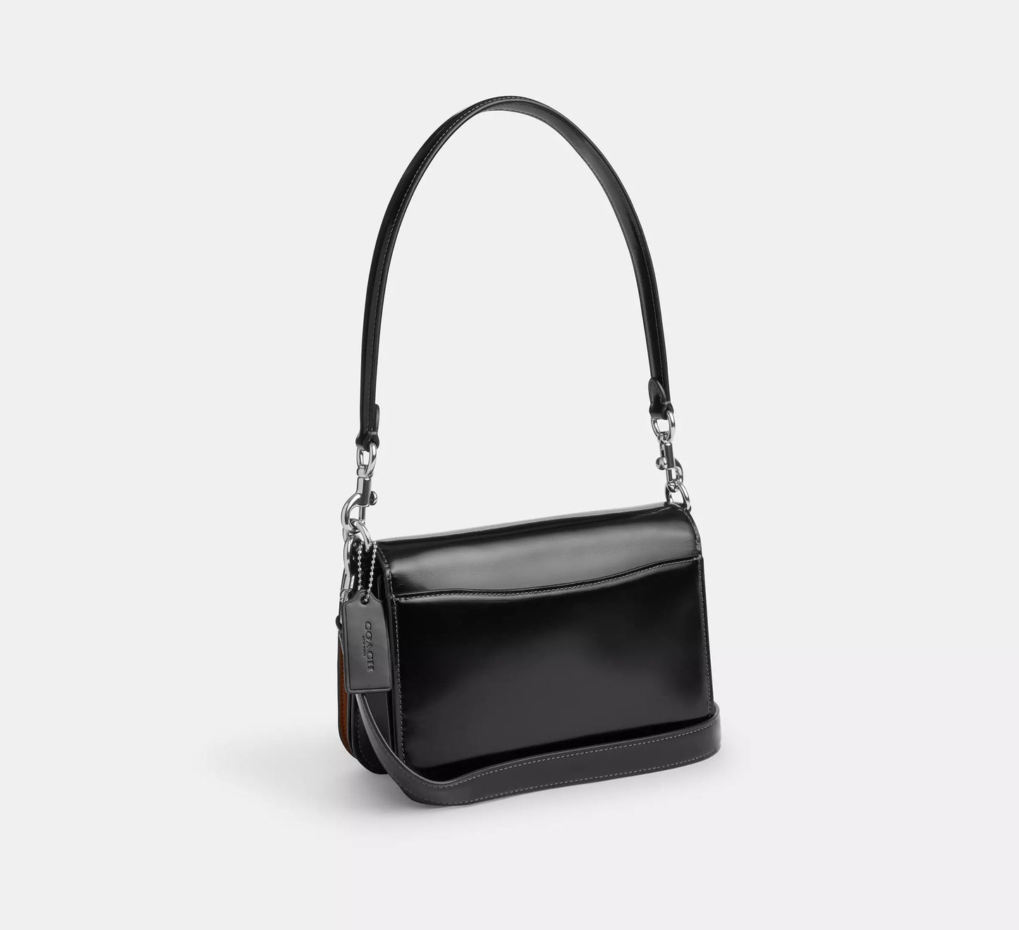 COACH 2WAY LEATHER SHOULDER BAG | 3 COLORS