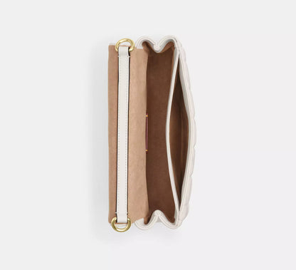 COACH 2WAY QUILTING LEATHER SHOULDER BAG | 4 COLORS