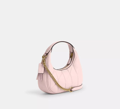COACH 2WAY QUILTING LEATHER MINI CROSSBODY BAG | 4 COLORS
