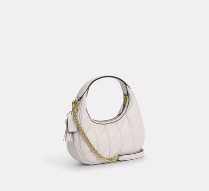 COACH 2WAY QUILTING LEATHER MINI CROSSBODY BAG | 4 COLORS