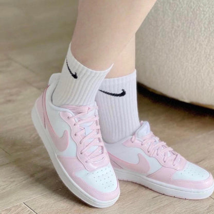 NIKE COURT BOROUGH LOW RECRAFT GS | PINK